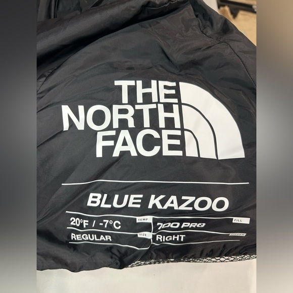 The North Face Blue Kazoo Sleeping Bag Regular Length Grey 700 fill down NWT - Picture 7 of 7